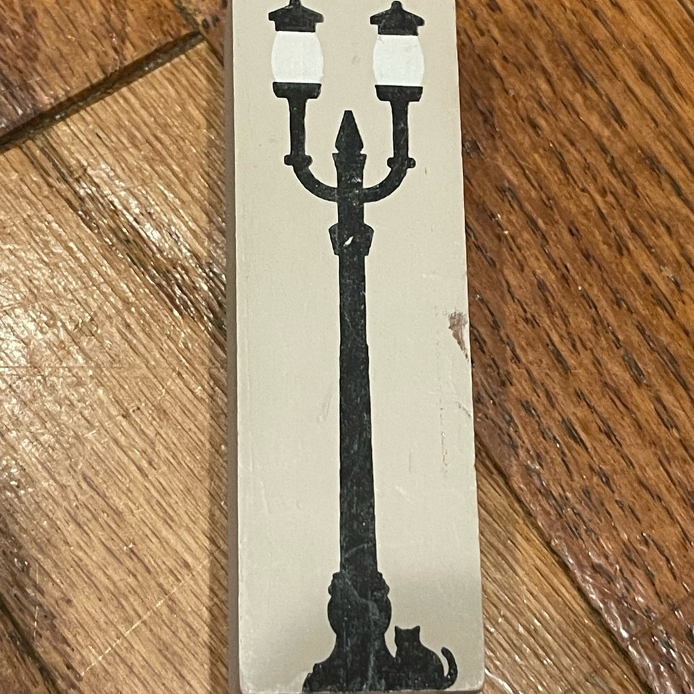 Cat’s Meow Street Lamp Collectible - Every day and Christmas